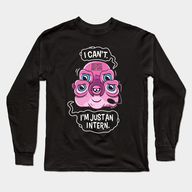 Glootie the Intern Long Sleeve T-Shirt by wloem